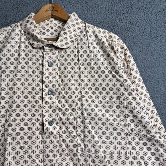 The Old Frontier Clothing Co Shirt Long Sleeve 1/2 Button Up Men's 2XL USA Made - Picture 11 of 11